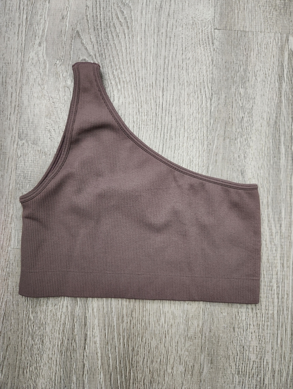Set Active One Shoulder Ribbed Sports Bra Small - Picture 3 of 4